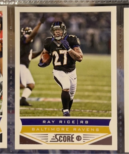 2013 Score #17 Ray Rice — front
