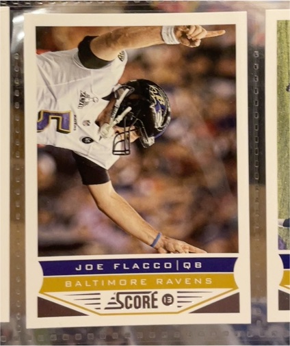 2013 Score #14 Joe Flacco — front