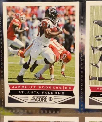 2013 Score #11 Jacquizz Rodgers — front
