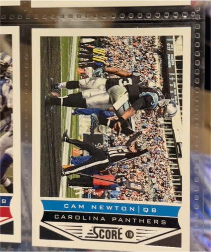 2013 Panini Score #27 Cam Newton — front
