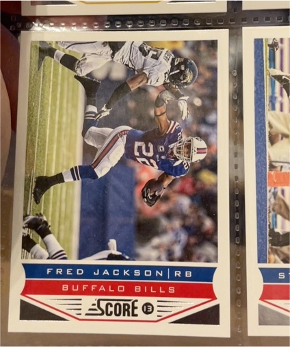 2013 Score #22 Fred Jackson — front