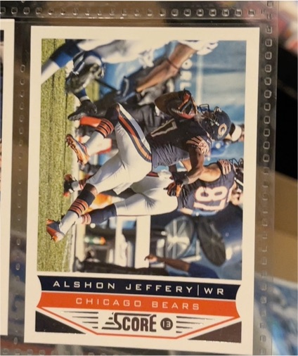 2013 Score #36 Alshon Jeffery Chicago Bears — front