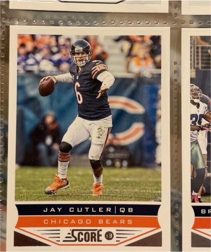 2013 Score #34 Jay Cutler — front