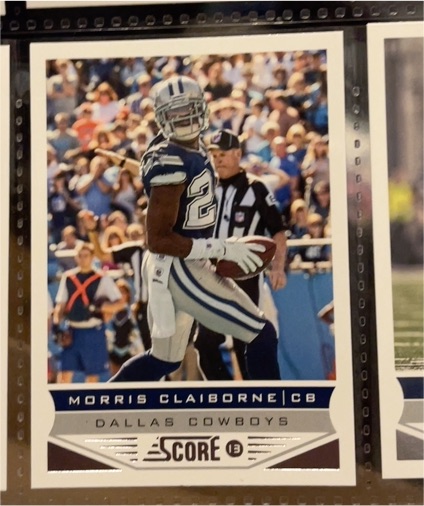 2013 Score #59 Morris Claiborne — front