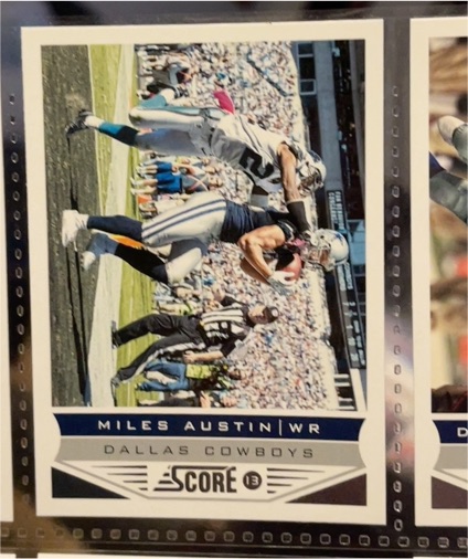 2013 Score #56 Miles Austin Dallas Cowboys — front