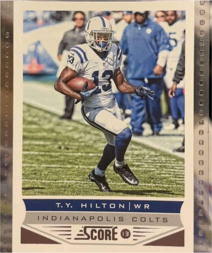 2013 Score #90 T.Y. Hilton Indianapolis Colts — front