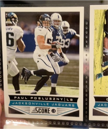 2013 Score #100 Paul Posluszny — front
