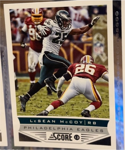 2013 Score #161 LeSean McCoy Philadelphia Eagles — front