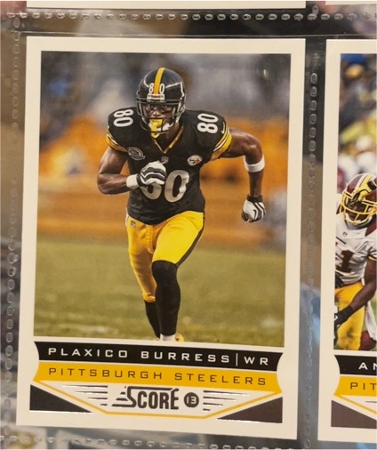 2013 Score #166 Plaxico Burress — front