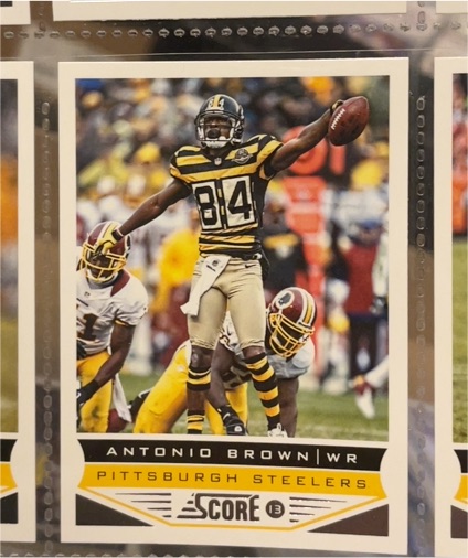 2013 Score #167 Antonio Brown — front