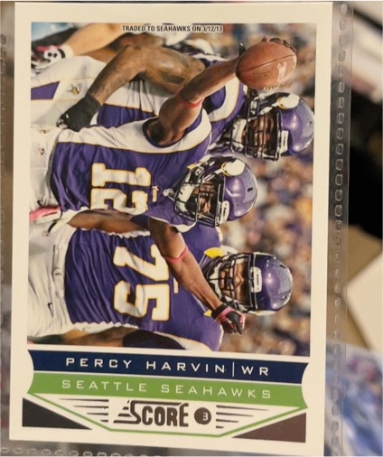 2013 Score #198 Percy Harvin — front