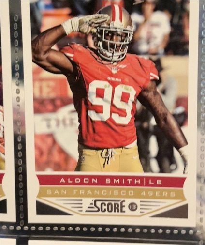 2013 Score #192 Aldon Smith — front