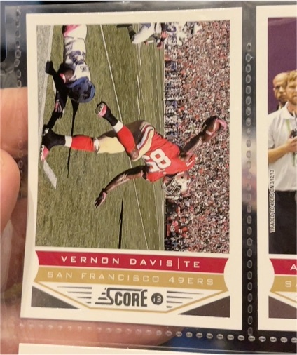 2013 Panini Score #190 Vernon Davis — front