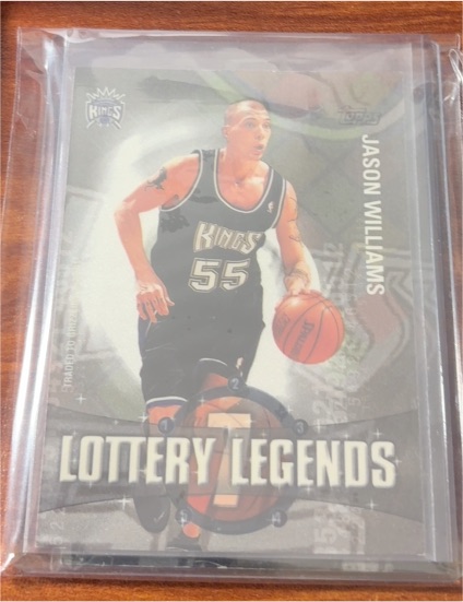 2001-02 Topps #LL7 Jason Williams Lottery Legends — front
