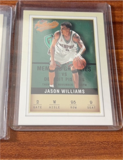 2001-02 Fleer Authentix #95 Jason Williams — front