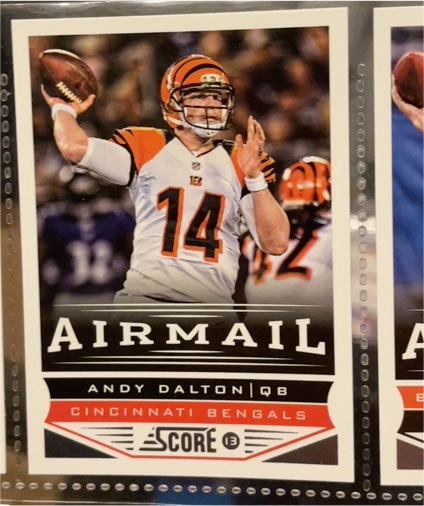 2013 Panini Score #227 Andy Dalton — front