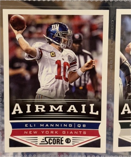 2013 Panini Score #241 Eli Manning — front
