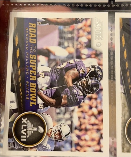 2013 Score Road to the Super Bowl #265 Bernard Pollard — front