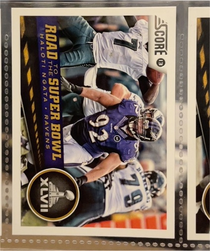 2013 Score #263 Haloti Ngata Baltimore Ravens — front