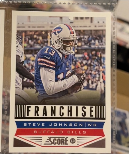 2013 Score Franchise #270 Steve Johnson — front