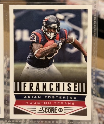 2013 Score Franchise #279 Arian Foster — front
