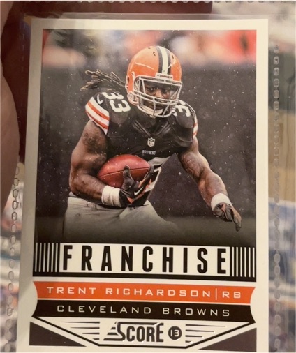 2013 Score #274 Trent Richardson Cleveland Browns — front