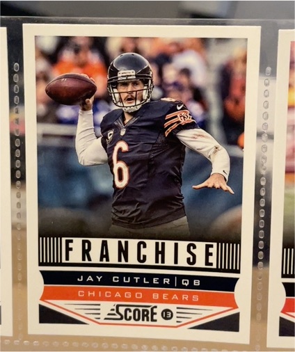 2013 Score #272 Jay Cutler Franchise Chicago Bears — front