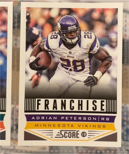 2013 Panini Score #284 Adrian Peterson — front
