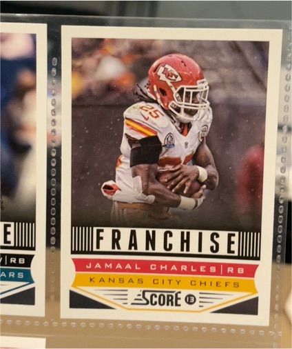 2013 Score Franchise #282 Jamaal Charles — front