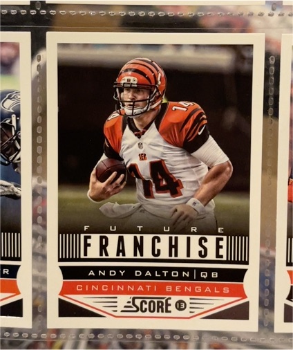 2013 Panini Score Future Franchise #305 Andy Dalton — front