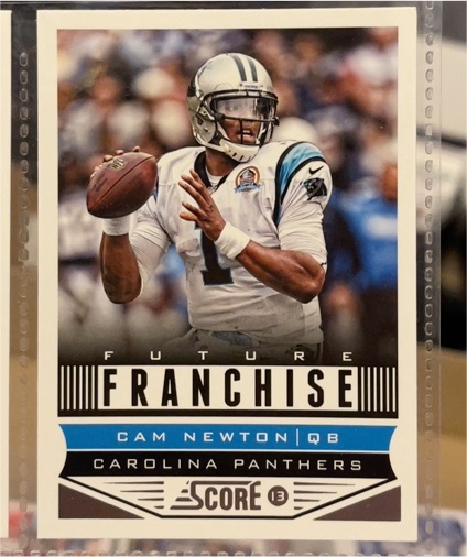 2013 Panini Score Future Franchise #303 Cam Newton — front