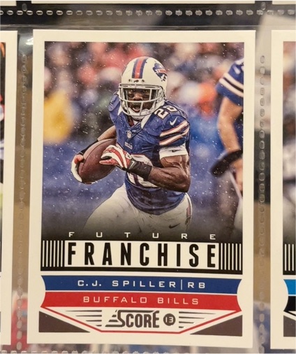 2013 Score #302 C.J. Spiller — front