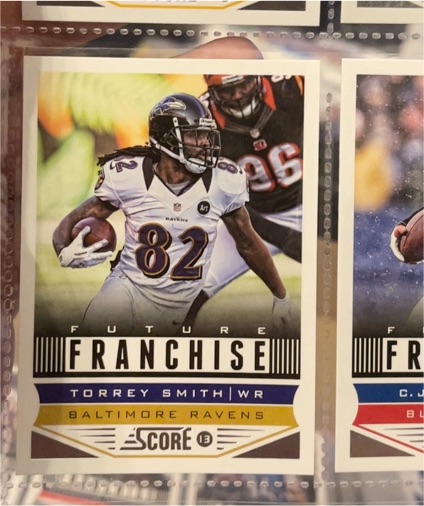2013 Panini Score #301 Torrey Smith — front