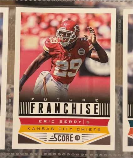 2013 Score #314 Eric Berry Future Franchise — front
