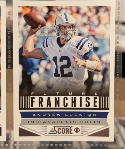 2013 Panini Score Future Franchise #312 Andrew Luck — front