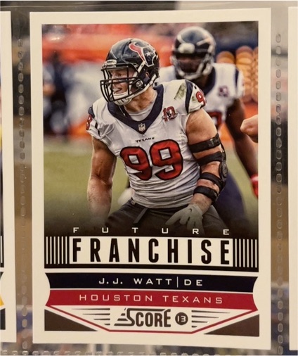 2013 Panini Score #311 J.J. Watt Future Franchise Houston Texans — front