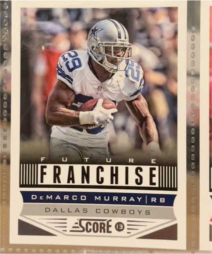 2013 Score #307 DeMarco Murray Future Franchise Dallas Cowboys — front