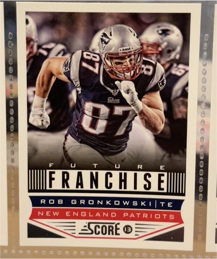 2013 Panini Score #317 Rob Gronkowski Future Franchise — front