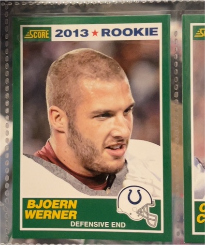 2013 Score #340 Bjoern Werner — front