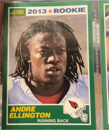 2013 Score #337 Andre Ellington Rookie — front
