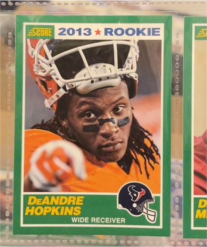 2013 Score #356 DeAndre Hopkins Rookie — front