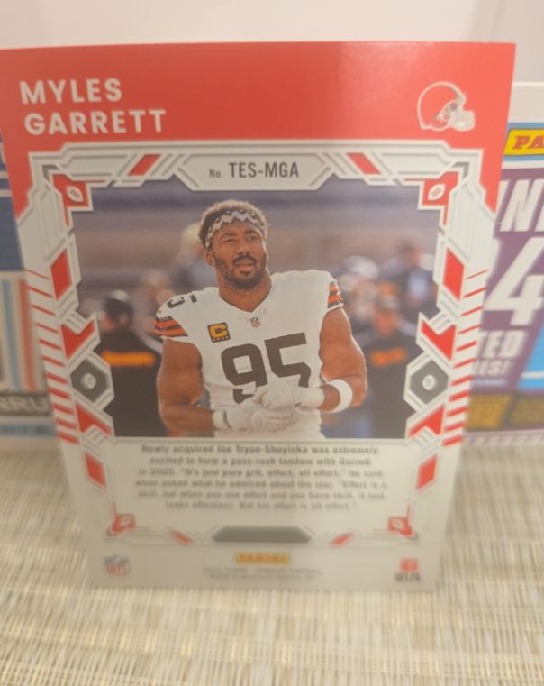 2025 Panini Donruss The Elite Series #TES-MGA Myles Garrett — front