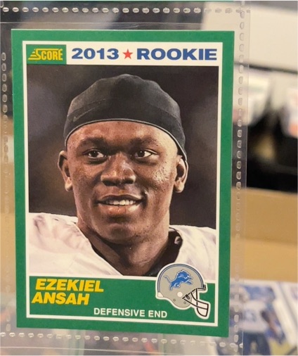 2013 Score #366 Ezekiel Ansah Rookie — front