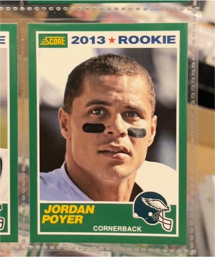 2013 Score #378 Jordan Poyer Rookie — front