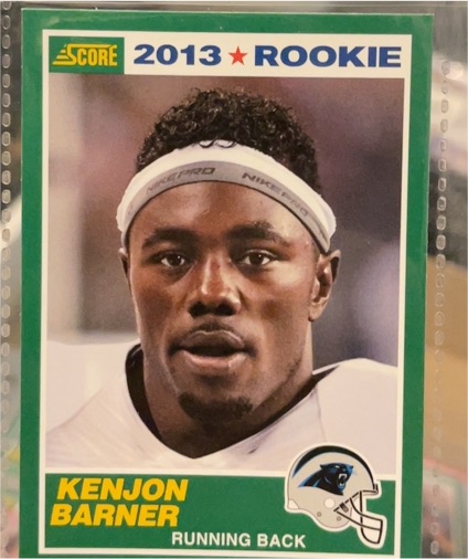 2013 Score #385 Kenjon Barner — front