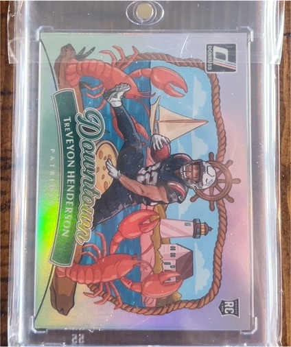 2025 Panini Donruss #15 TreVeyon Henderson Downtown! Horizontal Rookie Card — front