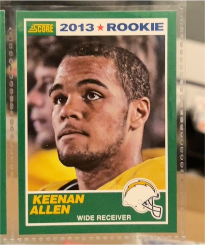 2013 Panini Score #384 Keenan Allen Rookie Card — front