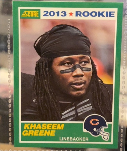 2013 Score #390 Khaseem Greene Rookie — front