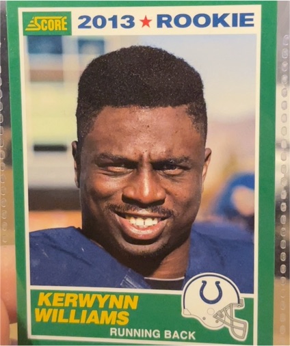 2013 Score #388 Kerwynn Williams — front