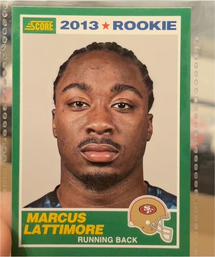 2013 Panini Score #397 Marcus Lattimore Rookie — front
